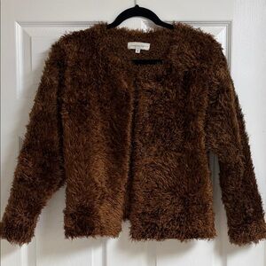 Brown Fuzzy Jacket